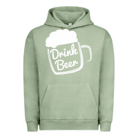 Pigment Oil Green cool drink beer Urban Hoodie - artisFamous