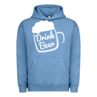 Pigment Pebble Blue cool drink beer Urban Hoodie - artisFamous