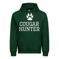 Forest Green cougar hunter Urban Hoodie - artisFamous