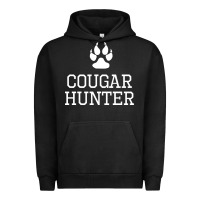 Pigment Black cougar hunter Urban Hoodie - artisFamous
