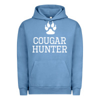 Pigment Pebble Blue cougar hunter Urban Hoodie - artisFamous