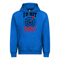 Cobalt i'd hit that darts Urban Hoodie - artisFamous