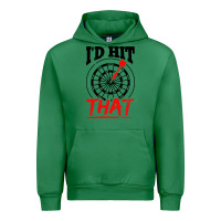 Emerald i'd hit that darts Urban Hoodie - artisFamous