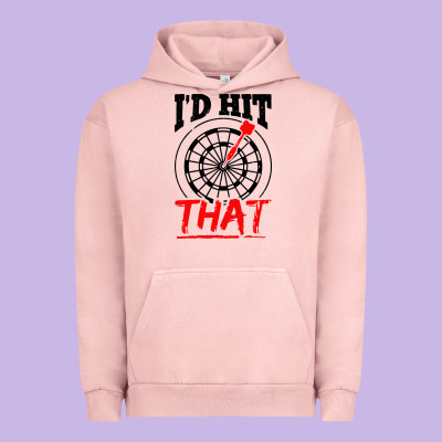 I'd Hit That Darts Urban Hoodie Designed By Artisfamous