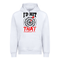 White i'd hit that darts Urban Hoodie - artisFamous