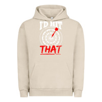 Pigment French Oak i'd hit that darts Urban Hoodie - artisFamous