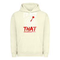Pigment Pistachio i'd hit that darts Urban Hoodie - artisFamous