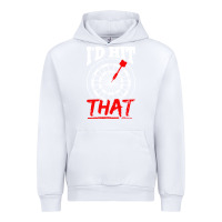 White i'd hit that darts Urban Hoodie - artisFamous