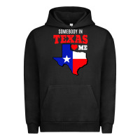 Pigment Black state of texas somebody loves me Urban Hoodie - artisFamous