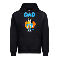 Black bluey dad lover forever Urban Hoodie - artisFamous