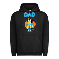 Pigment Black bluey dad lover forever Urban Hoodie - artisFamous
