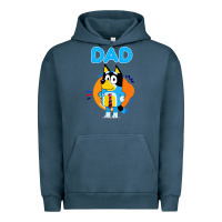 Pigment Midnight Navy bluey dad lover forever Urban Hoodie - artisFamous