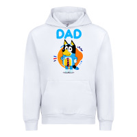 White bluey dad lover forever Urban Hoodie - artisFamous