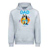 Heather Grey bluey dad lover forever Urban Hoodie - artisFamous
