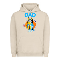 Pigment French Oak bluey dad lover forever Urban Hoodie - artisFamous