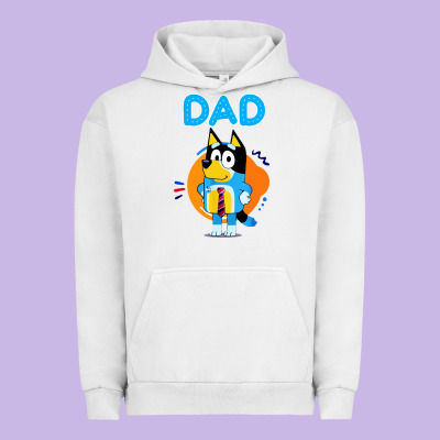 Bluey Dad Lover Forever Urban Hoodie Designed By Artisfamous