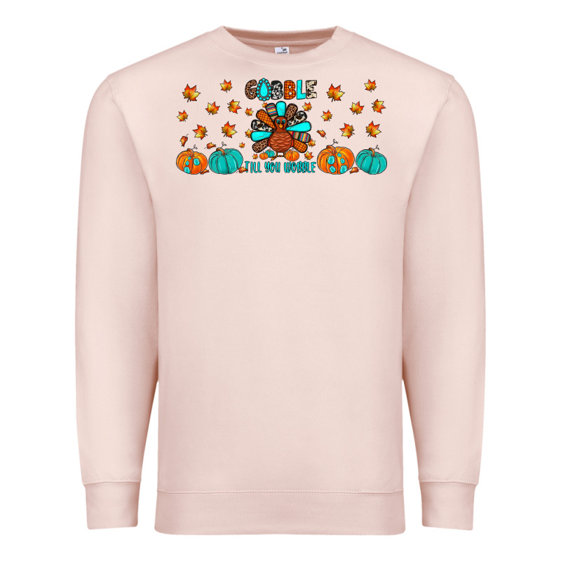 Gobble Till You Wobble Premium Sweatshirt by JahusDesignShop | Teevron