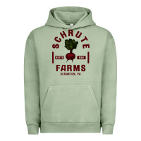 Pigment Oil Green the office schrute farms premium Urban Hoodie - artisFamous