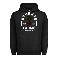 Pigment Black the office schrute farms premium Urban Hoodie - artisFamous