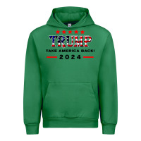 Emerald donald trump 2024 take america back election Urban Hoodie - artisFamous