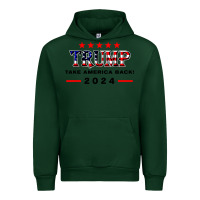 Forest Green donald trump 2024 take america back election Urban Hoodie - artisFamous