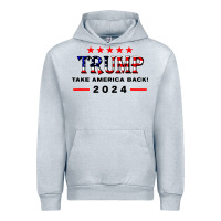 Heather Grey donald trump 2024 take america back election Urban Hoodie - artisFamous