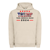 Pigment French Oak donald trump 2024 take america back election Urban Hoodie - artisFamous