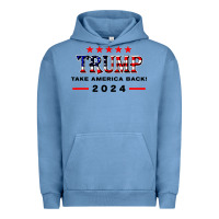Pigment Pebble Blue donald trump 2024 take america back election Urban Hoodie - artisFamous