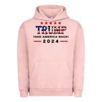 Pigment Salmon donald trump 2024 take america back election Urban Hoodie - artisFamous