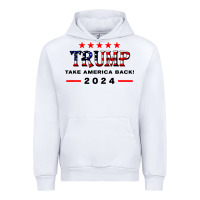 White donald trump 2024 take america back election Urban Hoodie - artisFamous