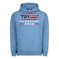 Pigment Pebble Blue donald trump 2024 take america back election Urban Hoodie - artisFamous