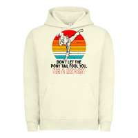 Pigment Pistachio karate girl kick Urban Hoodie - artisFamous