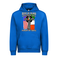 Cobalt irish by blood american Urban Hoodie - artisFamous