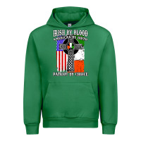 Emerald irish by blood american Urban Hoodie - artisFamous