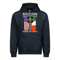 Navy irish by blood american Urban Hoodie - artisFamous