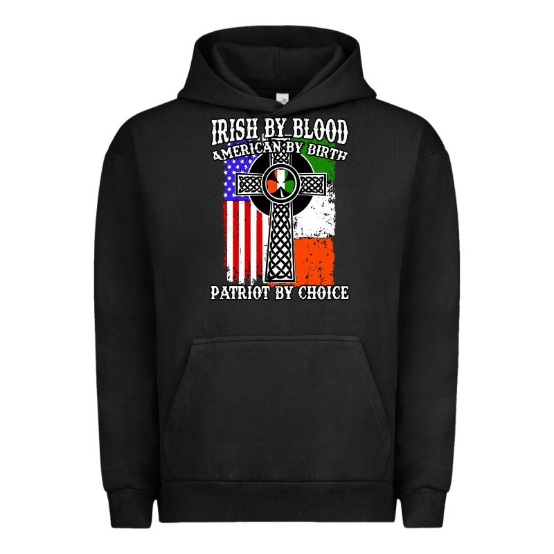 Irish By Blood American Urban Hoodie by artisFamous | Teevron
