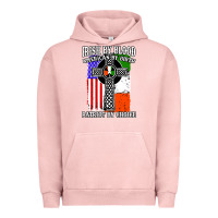 Pigment Salmon irish by blood american Urban Hoodie - artisFamous