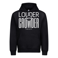 Black louder with crowder Urban Hoodie - artisFamous