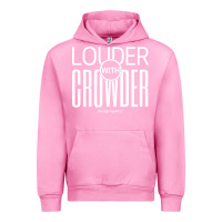 Fuchsia Pink louder with crowder Urban Hoodie - artisFamous