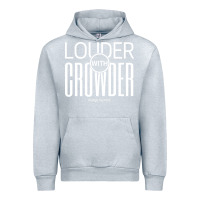 Heather Grey louder with crowder Urban Hoodie - artisFamous