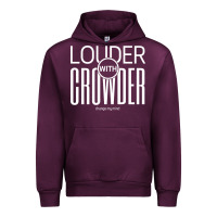 Mauve Wine louder with crowder Urban Hoodie - artisFamous