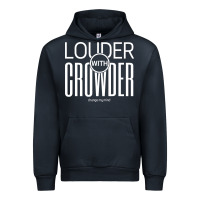 Navy louder with crowder Urban Hoodie - artisFamous