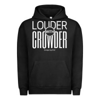 Pigment Black louder with crowder Urban Hoodie - artisFamous