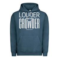Pigment Midnight Navy louder with crowder Urban Hoodie - artisFamous