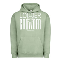 Pigment Oil Green louder with crowder Urban Hoodie - artisFamous