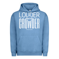 Pigment Pebble Blue louder with crowder Urban Hoodie - artisFamous
