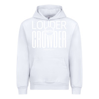 White louder with crowder Urban Hoodie - artisFamous