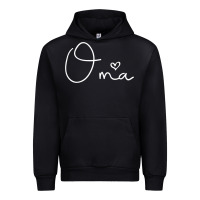 Black oma gift for women mother's day gifts for grandma t shirt Urban Hoodie - artisFamous