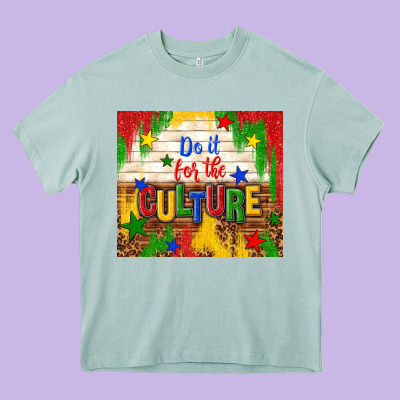 Do It For The Culture Heavy Core Tee Designed By Tumblerdesignbyshophia