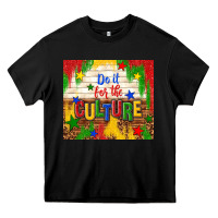 Black do it for the culture Heavy Core Tee - TumblerDesignByShophia